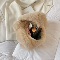 Sacs à main en peluche de style coréen pour femmes, sacs à bandoulière tendance pour les promenades décontractées, les sorties quotidiennes et les voyages en plein air