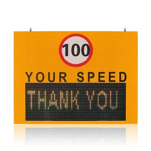 Factory VMS Board radar Speed Limit Signs Highway Traffic LED Display Screen radar speed sign