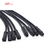 LLT Más pequeño 2pin Señal DE DATOS Cable eléctrico Cable M8 Conector de cable impermeable