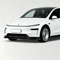 Kit carrosserie complet Yofer pour Tesla Model YL Y L Juniper 2025 2026 : Lame de pare-chocs avant, diffuseur arrière, jupes latérales, ensembles de spoiler et garnitures