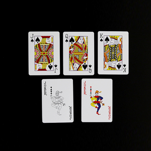 Baraja <span class=keywords><strong>de</strong></span> <span class=keywords><strong>cartas</strong></span> <span class=keywords><strong>de</strong></span> papel <span class=keywords><strong>doble</strong></span> personalizada, gama alta, baraja <span class=keywords><strong>de</strong></span> póker <span class=keywords><strong>de</strong></span> 4 colores - Product Image 4