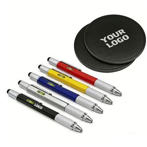 6 in 1 Multifunction <b>Pen</b> Ballpen Wholesale Event Business Promo Gift <b>Stylus</b> <b>Pen</b> <b>With</b> Custom Logo - Product Image 1