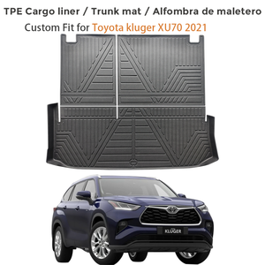 Custom Fit TPE Cargo Liner for Toyota Kluger XU70 2021 | Waterproof All Weather Trunk Mat Anti-Slip Rear Cargo Protection - Product Image 2