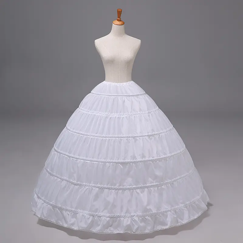 Свадебное платье для невесты, подъюбник с шестью ободками, регулируемый подъюбник