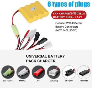 Cargador de Batería Inteligente 3-10S 3.6V-12V 500mA-800mA para Coche de Juguete RC, Avión, NiCd, NiMH, con Protección OVP - Product Image 5
