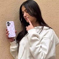 Coque de protection magnétique deux-en-un avec film imprimé lèvres roses pour iPhone 18 Pro Max, compatible avec les coques de téléphone iPhone 17, 16, 15, 14, 13