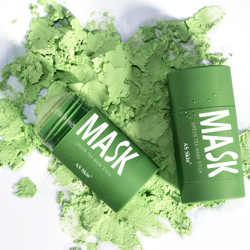 Oem/ODM Private Label Matcha Solid Face Mud Mask Stick Deep Cleaning Eggplant Green Tea Face Clay Mask Stick For All Skin Types