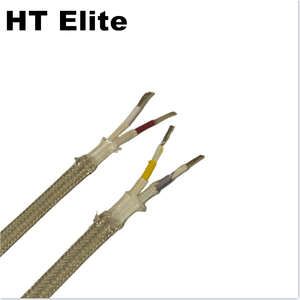 Sonda de Sensor de Temperatura Industrial HT Elite Tipo K/J/E/N/T/R/S/B, Cable de Extensión TC, Cable Termopar Trenzado Desnudo - Product Image 1