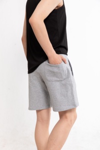 Wholesale <b>Men's</b> <b>Compression</b> Polyester Above Knee Sport Short Black White Grey Custom OEM ODM Made in Vietnam Competitive Price - Product Image 6