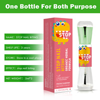 LANTHOME Ensemble de soins des ongles anti-morsure pour enfants de haute qualité OEM Stop Hand Addiction and Bitter Nail Water + Care Water 2-in-1