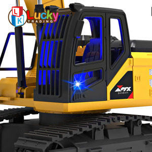 LK Toys 1:24 5CH Télécommande Pelle Pelleteuse Jouet RC Véhicules <span class=keywords><strong>de</strong></span> Construction <span class=keywords><strong>Jouets</strong></span> <span class=keywords><strong>Camions</strong></span> avec Son pour Garçons Z6809A - Product Image 4