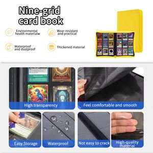 Classeur de cartes à collectionner personnalisé en cuir PU avec fermeture éclair, 9 pochettes, pour cartes MTG Magic et jeux de société - Product Image 6