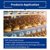 Lubrifiant industriel Frtlube, graisse synthétique haute température de qualité alimentaire NLGI 2 pour roulements et systèmes de convoyage, certifié NSF H1