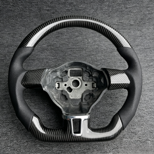 Volante de Fibra de Carbono de Alta Calidad para <span class=keywords><strong>Volkswagen</strong></span> Golf 6 GTI R32 Jetta MK5 MK6 Passat CC Scirocco Eos Beetle - Product Image 6