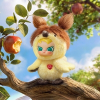 Vente en gros de figurines en peluche authentiques POP MART de la série Dear Birds, porte-clés mignons, boîte mystère, ornements de collection exquis, pendentifs en peluche