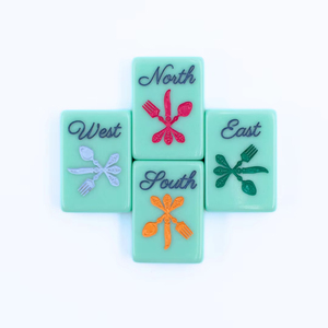 MyfairmahjongTheSoutheastSeries Mahjong avec charme <span class=keywords><strong>du</strong></span> <span class=keywords><strong>Sud</strong></span>, ensemble de mahjong pour femmes en acrylique gravé et peint, luxe moderne - Product Image 6