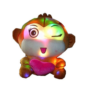 Jouet en peluche <span class=keywords><strong>lumineux</strong></span> de singe LED jouets en peluche changeants multicolores LED cadeaux de vacances <span class=keywords><strong>lumineux</strong></span> avec le jouet de coeur rose - Product Image 1