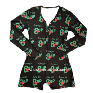 Serie di Abbigliamento Familiare Ruidian all'Ingrosso, Pigiami in Seta di Latte Stampati per Primavera e Autunno, per Ragazze e Genitori, Pigiami per Bambini - Product Image 5