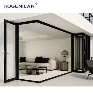 Puerta Plegable Triple de Aluminio para Patio Rogenilan, Puerta Exterior Insonorizada para Casas - Product Image 2