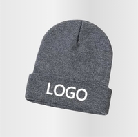 Bonnets en acrylique 100% - Bonnets d'hiver en tricot avec nœuds - Motifs camouflage - Broderie de logo personnalisée - Adulte