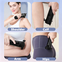 Outil de massage corporel ABS, 6 modes de vibration, marteau de percussion avec charge Type C pour la relaxation musculaire du corps