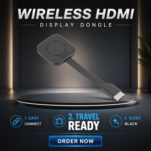 ดองเกิลเชื่อมต่อหน้าจอไร้สาย <span class=keywords><strong>Mirascreen</strong></span> W13 ตัวส่งสัญญาณวิดีโอ HDMI ไร้สาย สำหรับเชื่อมต่อโทรศัพท์กับทีวีหรือโปรเจคเตอร์ - Product Image 1