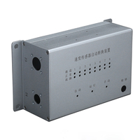 Boîtier en aluminium anodisé sur mesure, petit format, pour instrument électronique, boîtier de circuit imprimé, boîtier métallique, montage en rack, IP54, noir