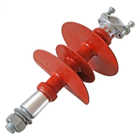 Isolateur composite de type broche FPQ-10/5, isolateur de poteau en caoutchouc silicone pour protection contre la foudre 10 kV