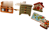 15 autocollants par paquet, collection d'objets quotidiens et autocollants décoratifs