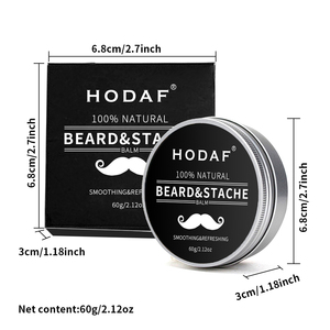 Bálsamo para Barba y Bigote OEM, Acondicionador y Estilizador para Hombres, Suaviza, Controla y Humecta el Vello Facial - Product Image 6