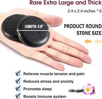 Kit de massage aux pierres chaudes électriques portable, sac chauffant pour pierres de spa, kit professionnel