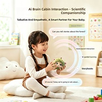 Porte-clés intelligent IA en peluche, gadget IA tendance pour la décoration, breloque élégante pour sacs unisexes, compagnon interactif en polyester 15 cm