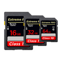 100% kartu memori 100MB/dtk ekstrim, kartu SD Pro memori 16GB 32GB 64GB 128GB 256GB 512GB untuk kamera