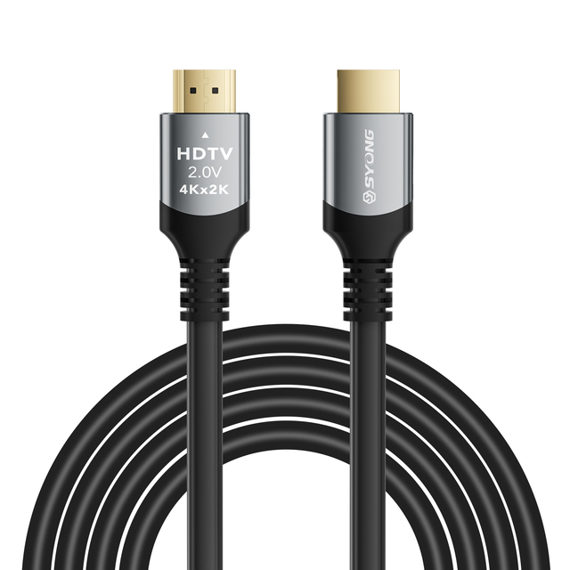 SYONG 4K HDMI Cable 18Gbps Ultra High Speed HDMI 2.0 Cable 6.6FT & 4K60Hz Aluminum Shell for UHD TV Monitor Laptop Xbox PS4/PS5
