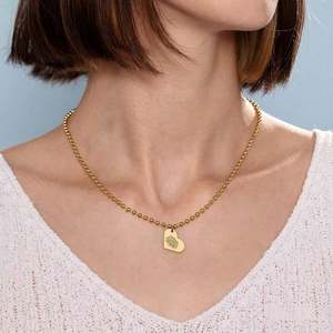 Collier Pendentif Fleur de Naissance Personnalisé en Acier Inoxydable avec Chaîne à Perles Rondes, Meilleur Charme Cœur Fait Main pour Cadeau d'<span class=keywords><strong>Anniversaire</strong></span> d'Amitié - Product Image 5