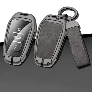 Housse de clé de voiture en métal personnalisée Logo pour Peugeot 208 308 408 508 2008 3008 4008 5008 <span class=keywords><strong>Citroen</strong></span> C1 C2 C3-XR C4 C6 Picasso DS <span class=keywords><strong>DS4</strong></span> - Product Image 1