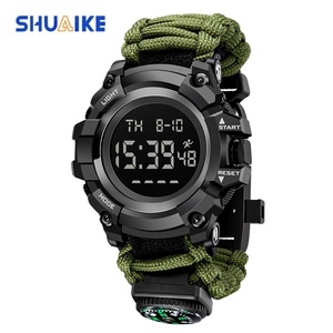 Nouvelle montre numérique à boussole, chronographe, multifonction, montre LED pour étudiants, montre de sport de plein air, camouflage, mode, montre électronique pour hommes - Product Image 1