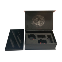 Boîtes cadeaux rouges luxueuses personnalisées en gros, boîtes d'emballage avec fermeture magnétique, boîtes d'emballage cadeau