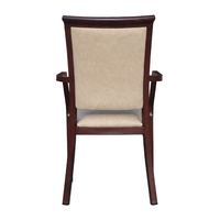 Fauteuils de cafétéria rembourrés pour la salle à manger et le salon avec accoudoir Vente en gros de style décontracté