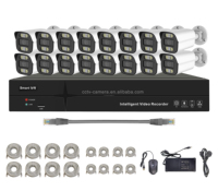 Sistem Kamera Keamanan Rumah CCTV 16 Kanal Resolusi Tinggi 2K 4MP DIY Terlaris dengan Kit NVR PoE