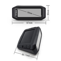 Système TPMS sans fil pour voiture Promata 99psi avec 6 capteurs, système d'alarme, écran LCD clair, autonomie de la batterie de 2 ans
