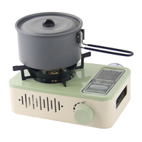 Cuisinière à gaz de pique-nique portable petite cuisinière à gaz pour les aventures en plein air-pour la randonnée Camping RV et voiture brûleur à gaz activités de plein air