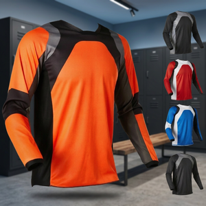 Camiseta de Motociclismo para Hombre, Manga Larga, Transpirable, de Secado Rápido, Absorbe el Sudor, Ropa Deportiva de Motocross, Entrenamiento para Adultos - Product Image 4