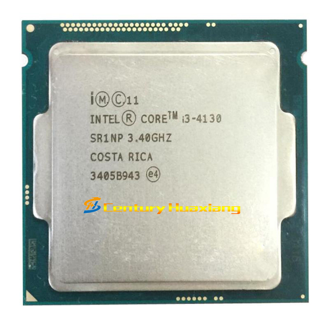 Intel Cpus I3-4130 2-Core Four Threads Lga1150 3.4GHz Socket Ready Stock Best Offer
