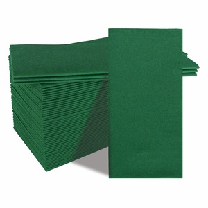 Màu Xanh Lá Cây Biểu Tượng Tùy Chỉnh In Dùng Một Lần <span class=keywords><strong>1</strong></span> Ply Bữa Ăn Tối Khăn Ăn <span class=keywords><strong>8</strong></span> Lần Dust-Miễn Phí Túi Phong Cách Giấy Phụ Kiện Cho Nhà Hàng Bít Tết - Product Image 1