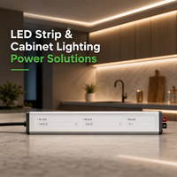 Fuente de Alimentación LED Ultrafina LVMA 12V 5A 60W AC110V, Controlador LED de Voltaje Constante para Tira LED IP20