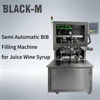 Machine BIB semi-automatique à tête unique pour shampoing, gel, produits chimiques, détergent liquide, boissons, avec moteur PLC