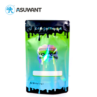 Dijital Baskılı 1oz Egzotik Poşetler Plastik Şeker Paketleme Dondurma Kek Çocuk Mylar Poşeti Ayakta Duran Poşet