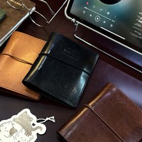 Carnet A7 A3 à feuilles mobiles, couverture souple, grille colorée, facile à retirer, bonne capacité de rangement, idéal pour étudiants - Cadeau