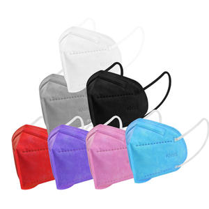 Máscara KN95 Descartável GB2626-2006 com Alça de Orelha, 5 Camadas, Tecido Melt-Blown de Alta Capacidade, Certificação CE, 100 Peças, 40 Unidades - Product Image 3